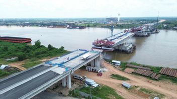 Tol Palembang–Betung Pasang Balok Jembatan, Jalintim Dibuka Tutup Tanggal Segini
