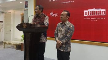Mahfud Temui Presiden Jokowi Serahkan Surat Pengunduran Diri