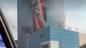 Status Kuning, Kebakaran K-Link Tower Gatot Subroto Sudah Dilokalisir