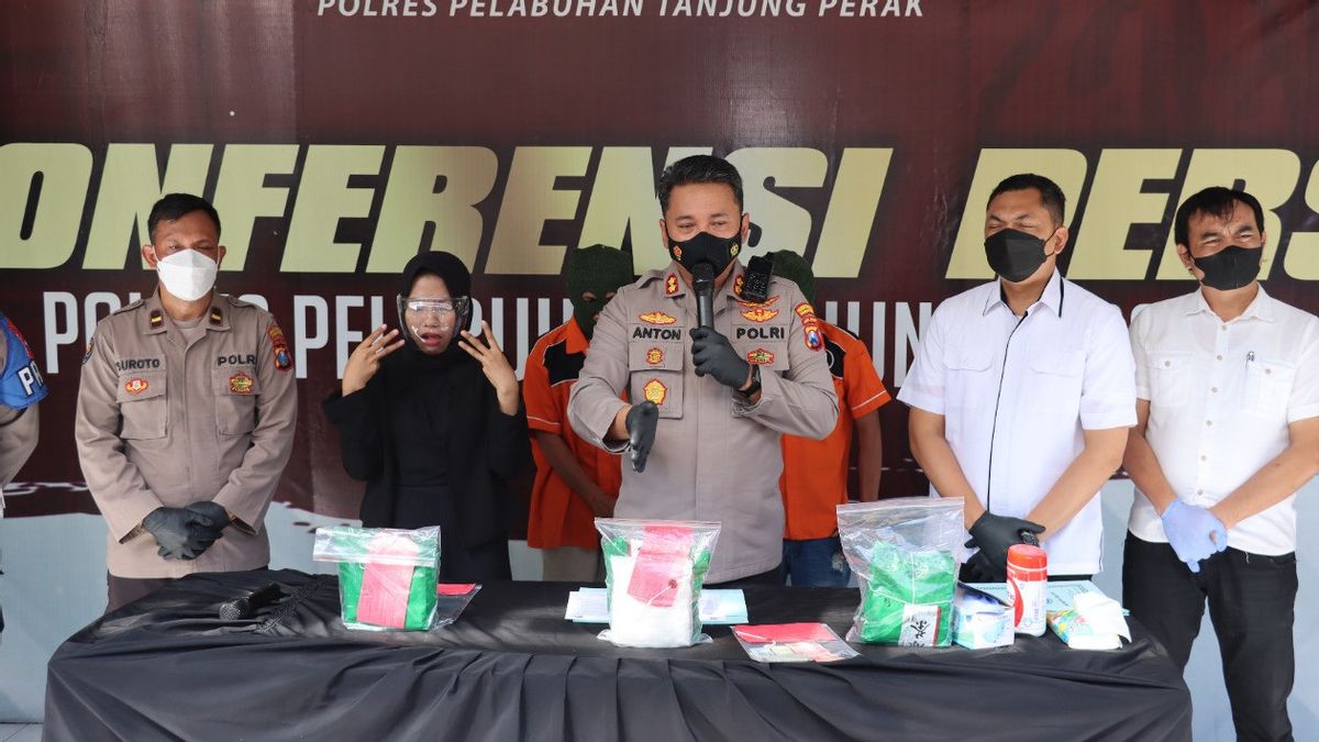 Tanjung Perak Surabaya Police Reveals Circulation Of 3 Kg Of Shabu From Madura To Pasuruan