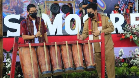 Event Horas Samosir Fiesta 2022 Diresmikan Sandiaga Uno