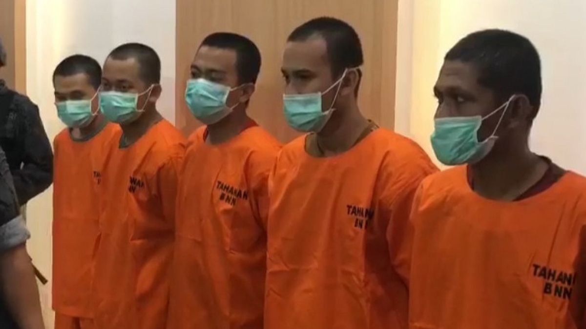 Terancam Hukuman Mati, BNN RI Tangkap 6 Tersangka Penyelundup 110 Kg Sabu