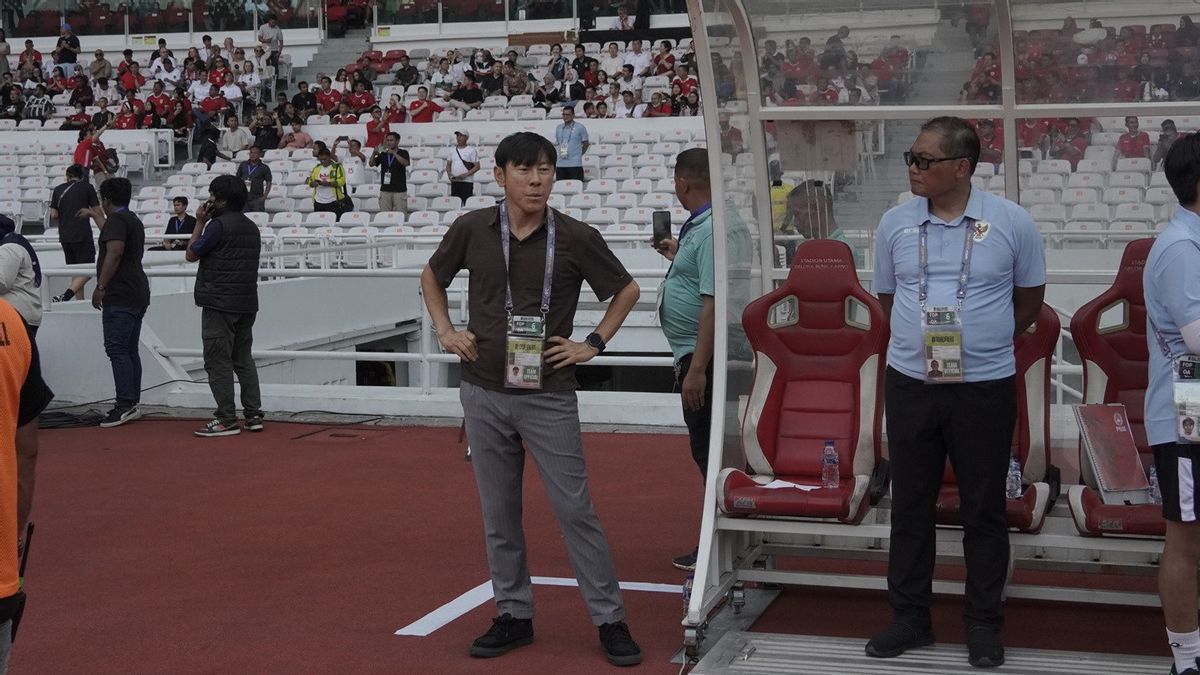 L’équipe nationale indonésienne contre la Chine, Shin Tae-yong espère que l’arbitre est juste