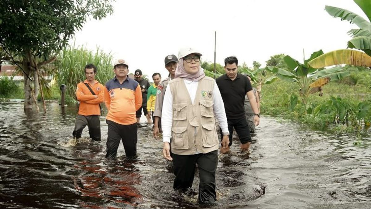 BPBD Palangka Raya:2,470户家庭受到洪水的影响