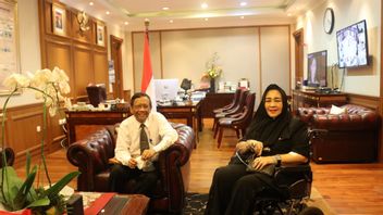 Mahfud MD Rencontre En Tête-à-tête Avec Rachmawati Soekarnoputri Pour Discuter Des Questions Nationales