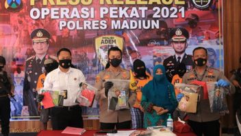 Polres Madiun Bongkar Tujuh Kasus dari Operasi Penyakit Masyarakat 2021, Mulai Perjudian, Prostitusi, hingga Curas