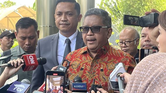 Arriving At The KPK, PDIP Secretary General Hasto Kristiyanto Was Immediately Examined By Investigators Regarding Harun Masiku