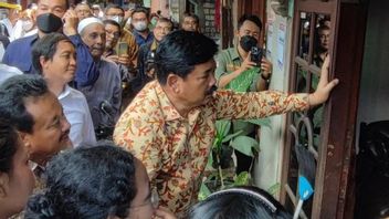 The Location Of The Surabaya Citizen Dispute With PT KAI Was Visited By The Minister Of ATR: It Takes Time