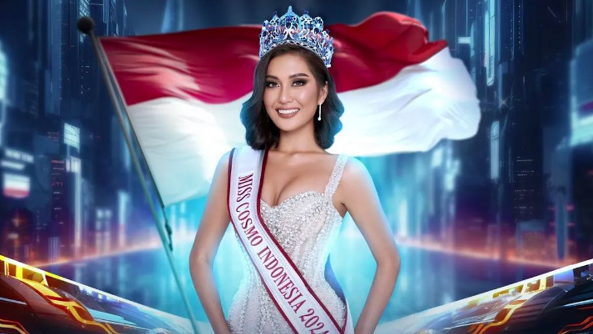 Putine indonésienne du tourisme, permata Juliastrid Sabet championne du concours de beauté Miss Cosmo 2024