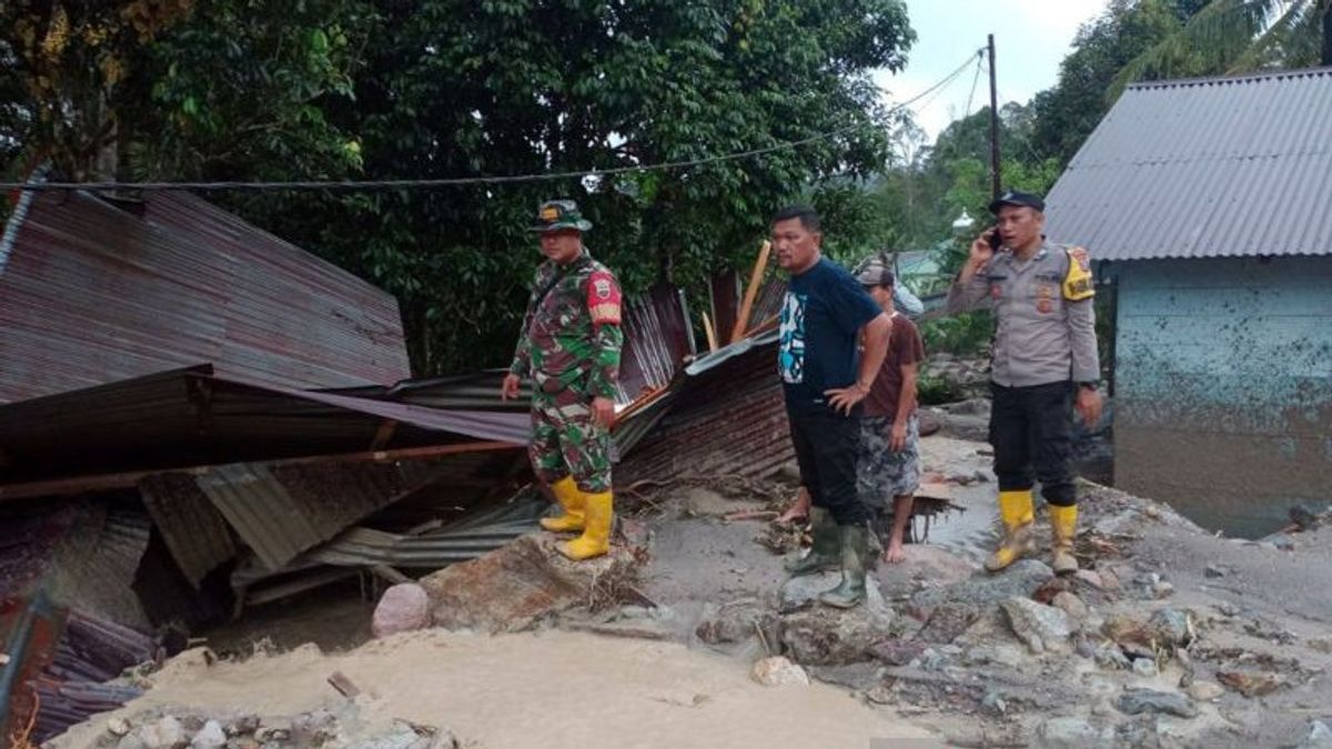 Banjir di 7 Kecamatan Labuhanbatu Selatan Mulai Surut
