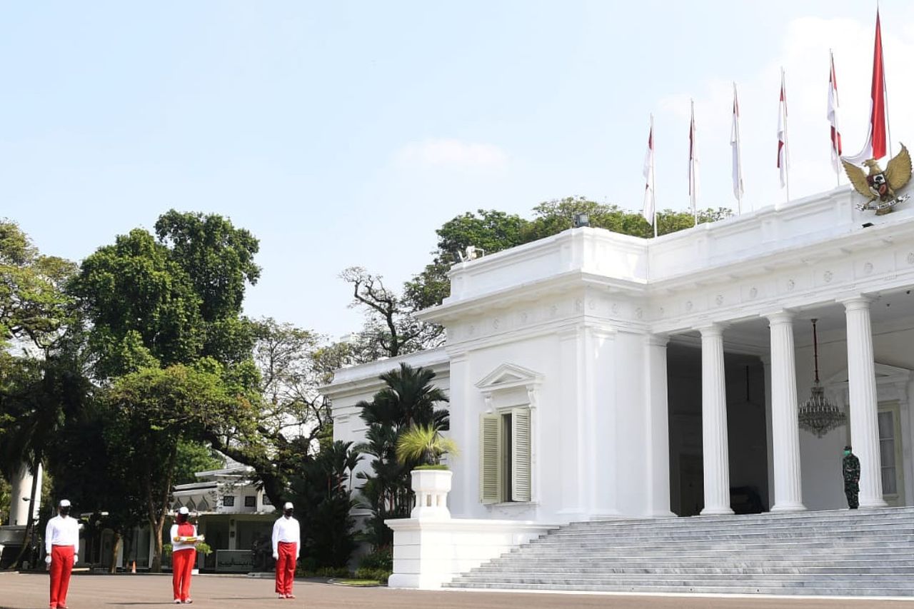 インドネシア共和国78周年、22人のブカシダンサーが宮殿で歯を見せます