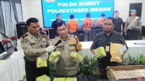La police de Medan Sita 11 kilogrammes de sabu, 2 personnes arrêtées