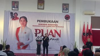 在学生面前，众议院议长Puan Maharani开幕了关于Karno的思想和Pancasila的研讨会