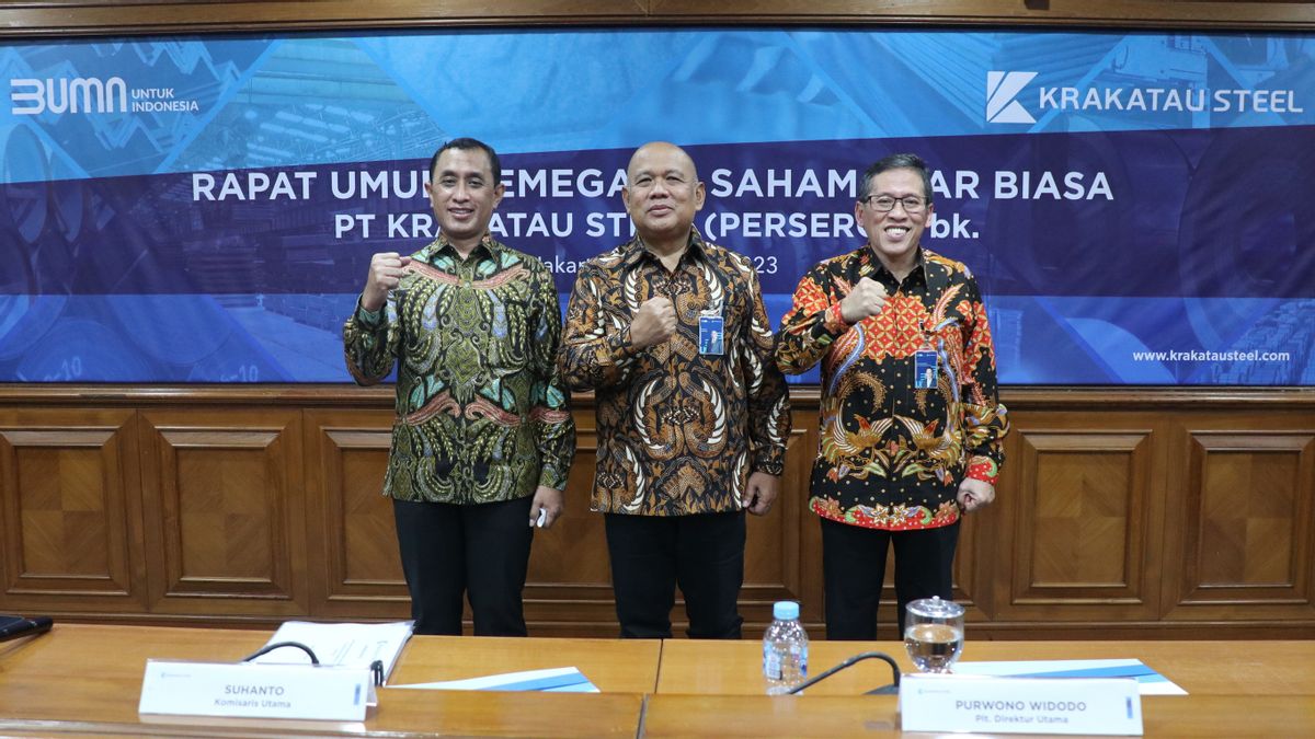 Sah! Purwono Widodo Becomes President Director Of Krakatau Steel Replaces Silmy Karim