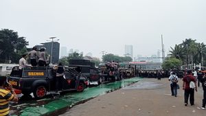 Situasi Terkini Depan Gedung DPR: Demo Memanas, Massa Sempat Disemprot Water Canon