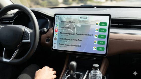 Google Meet arrive sur Android Auto, fonctionnel mais pas encore entièrement professionnel