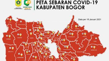 Méfiez-vous, Toutes Les Zones De Bogor Regency Red Zone COVID-19