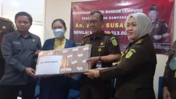 Bandar Lampung Prosecutor's Office Deposits IDR 1.1 Billion of Money Laundering Drug Dealers into the State Treasury