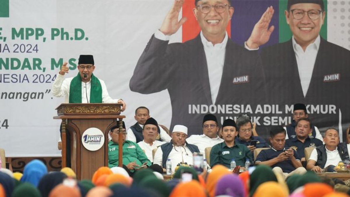 Anies Optimistic That Support For AMIN Is Getting Stronger