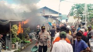 Kerugian Akibat Kebakaran 4 Rumah dan 2 Kios di Ambon Ditaksir Capai Rp1 Miliar
