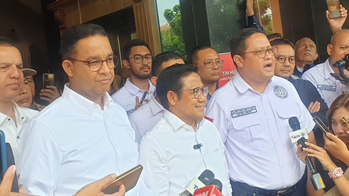 Anies 支持众议院的车辆权利 与Ganjar联盟一起调查涉嫌欺诈总统选举