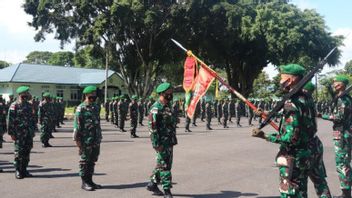 Jaga Perbatasan Indonesia-Malaysia, Yonif 144 Berangkatkan 450 Prajurit