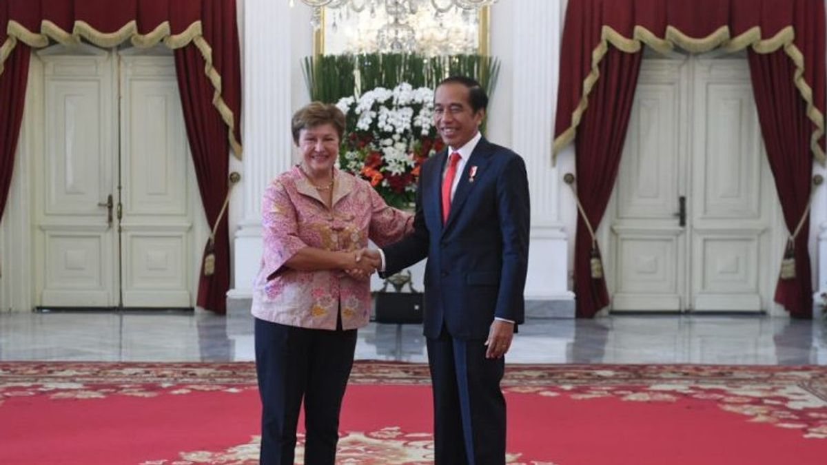 2 Bosses Of The Sambangi International Financial Institution Jokowi At The Palace Ahead Of The ASEAN Summit