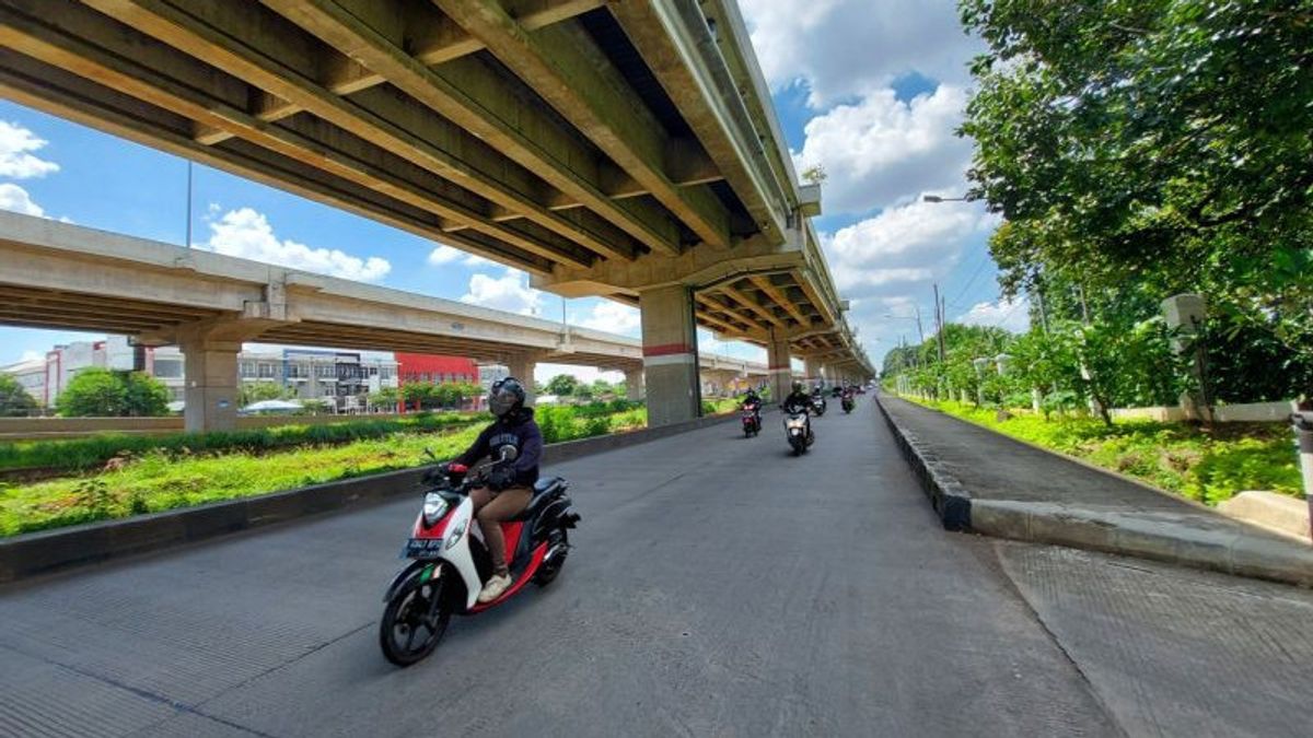 Puncak Arus Balik Lebaran, Pemudik Sepeda Motor Belum Padati Jalur Kalimalang-Jakarta 