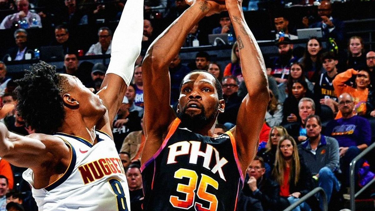 凯文·杜兰特(Kevin Durant)进入NBA积分榜前10名