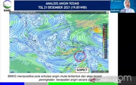 Satelit Cuaca Pantau Badai Tropis Menguat di Laut Timor dan Arafura, Masyarakat Diminta Waspada