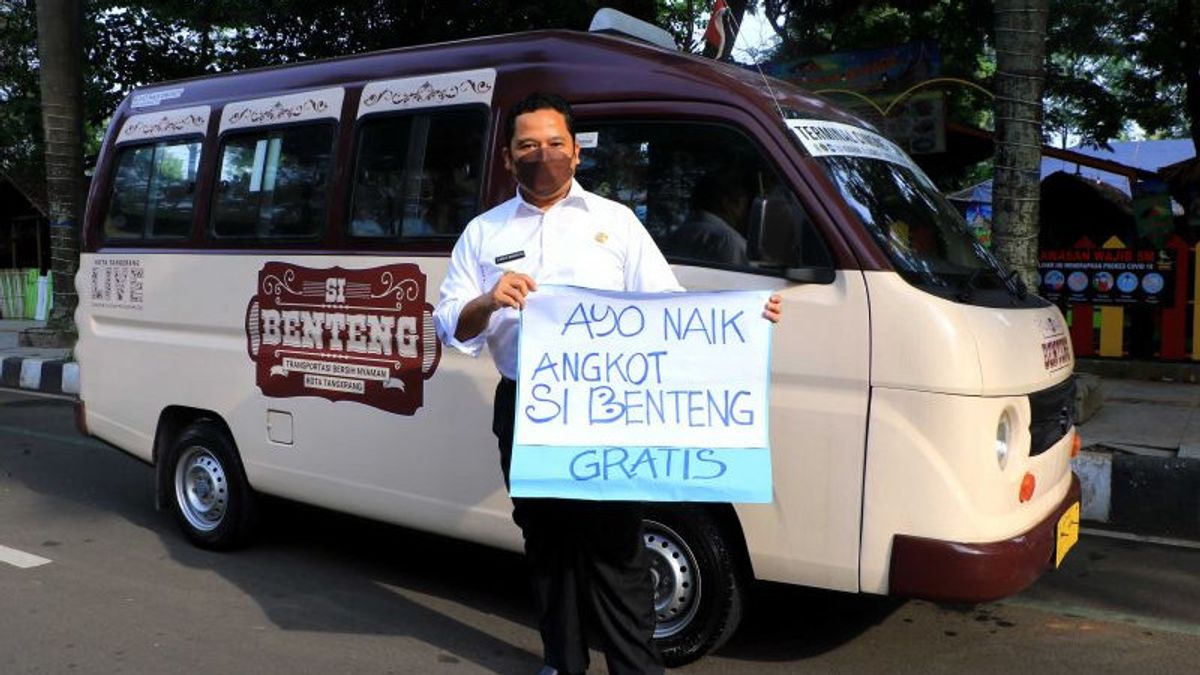Êtes-vous Résident De Tangerang? Jusqu’à La Fin De 2021, Prendre Les Transports En Commun Gratuits 'Si Benteng', C’est L’itinéraire