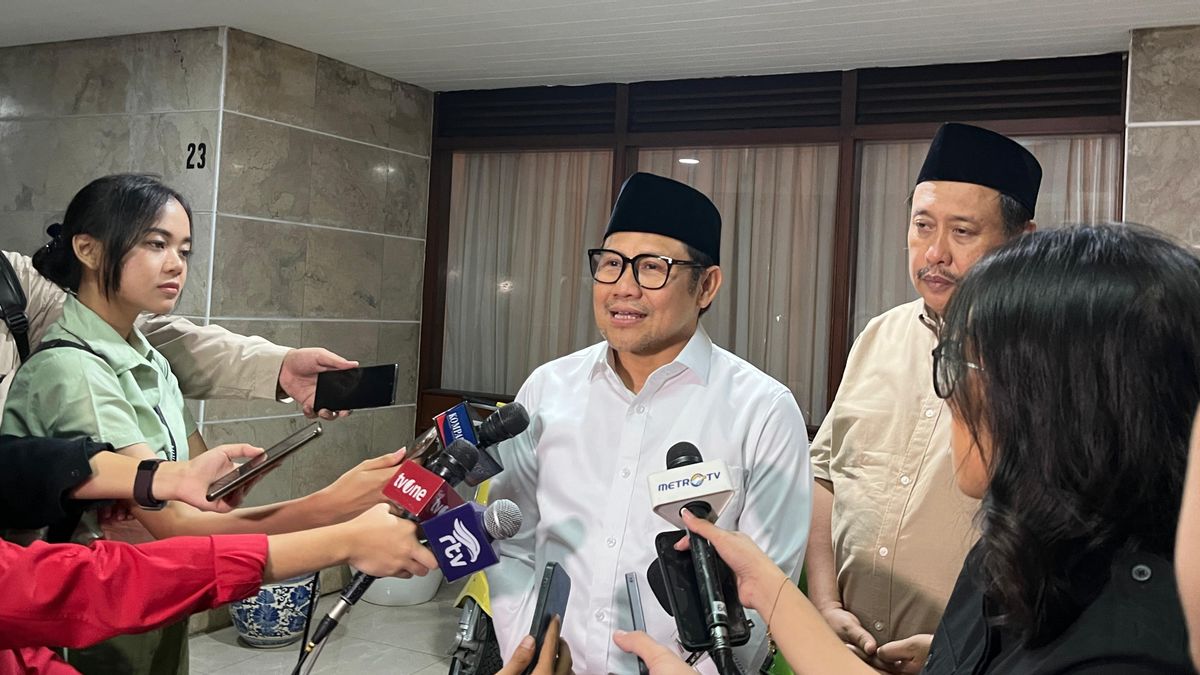 Cak Imin Regarding Baleg Suddenly Revision Of The Regional Head Election Law: Frankly I Wasn't Told