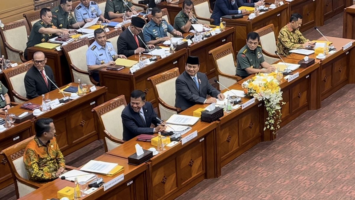 Ending His Term Of Office As Minister Of Defense, Prabowo Apologizes To Commission I Of The DPR