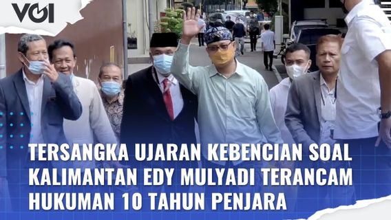 VIDEO: As A Suspect, Edy Mulyadi Is Detained In The Criminal Investigation Department For The First 20 Days