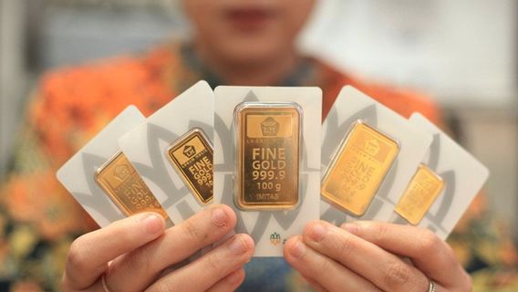 Harga Emas Antam Naik Rp5.000 ke Rp2,814 Juta per Gram