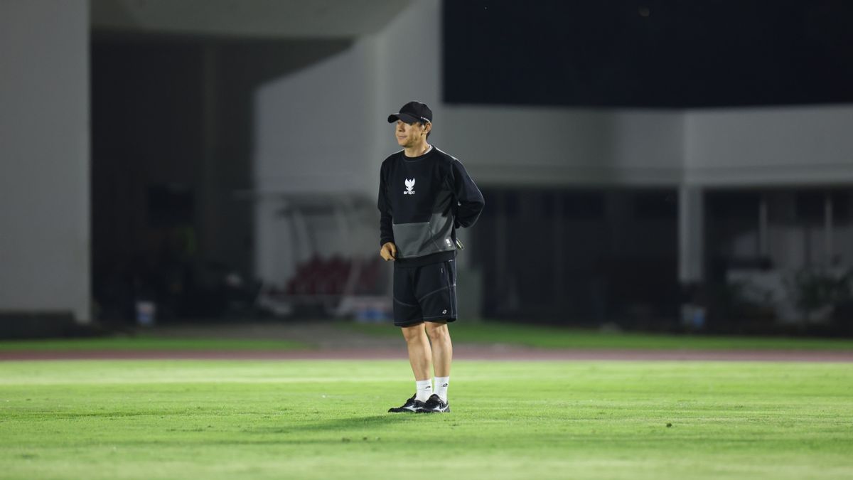 印尼国家队首演训练领袖申泰勇(Shin Tae-yong)专注于球员恢复