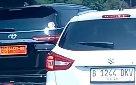 Polisi Buru Pengendara Arogan Bernomor Dinas TNI di Jalan Tol