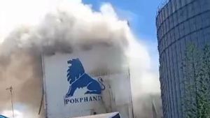 Pabrik Pakan Ternak PT Pokphand Makassar Terbakar  