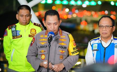 Kapolri Antisipasi Kemacetan Arus Mudik Melalui Jalur Tol Cikampek-Kalikangkung pada H-2 Lebaran