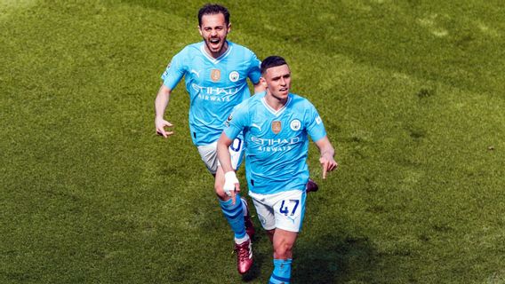 Phil Foden Cetak Brace, Man City Pecahkan Rekor Juara Premier League Inggris 