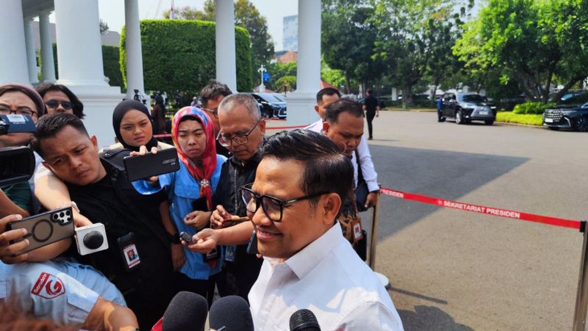 Former Co-Captain Corruption Suspect Winning Team, Cak Imin: Be Patient, Hopefully Strong