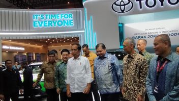 Open Exhibition IIMS 2024, These Are The Photos Of President Jokowi Around The Exhibition Area