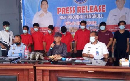 Dalam Seminggu, Tujuh Orang di Bengkulu Ditangkap Karena Narkoba