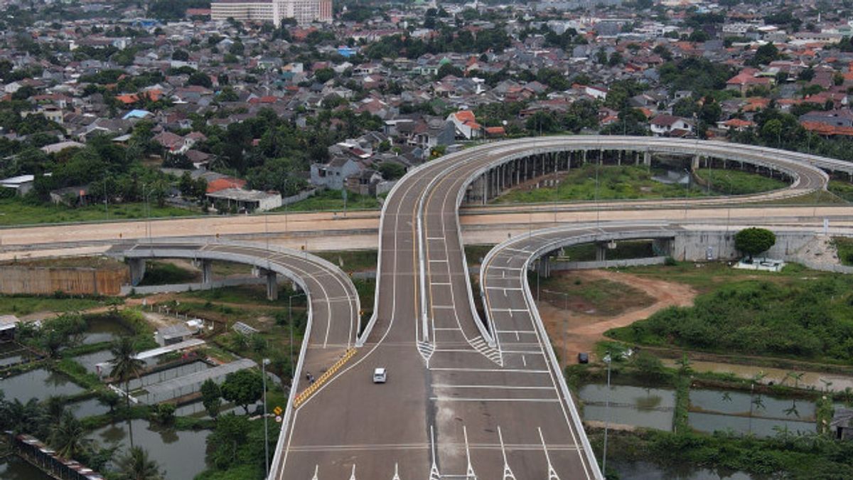 Mulai Besok, Jalan Tol Serpong-Cinere Seksi 2 Pamulang-Cinere Dioperasikan