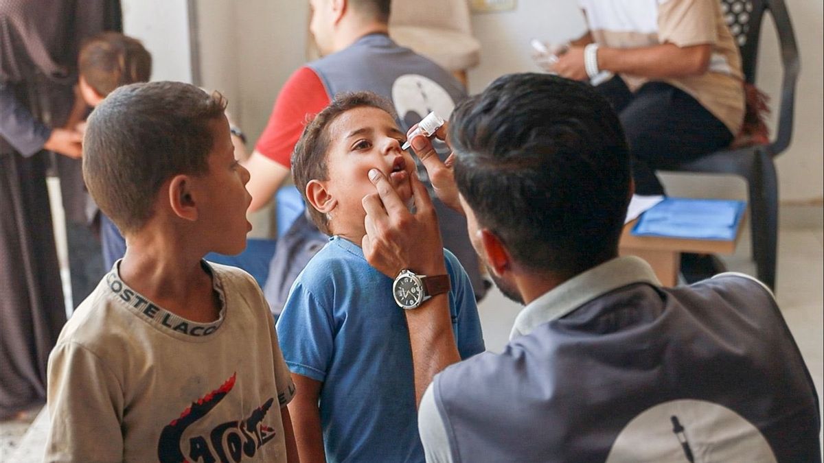 L'OMS : L'objectif initial de vaccination contre la polio pour les enfants dans la bande de Gaza