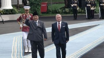 President Prabowo Received The Visit Of The King Of Jordan At The Merdeka Palace