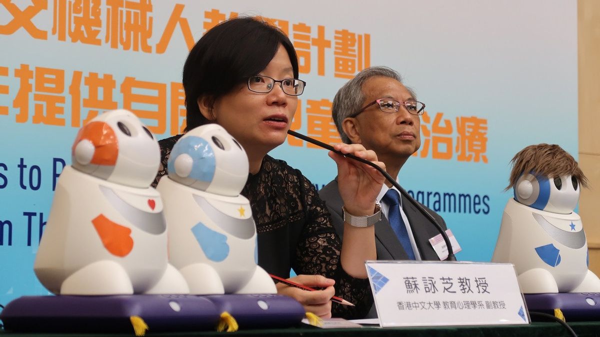 Ilmuwan Hong Kong Ciptakan Robot untuk Membantu Penyandang Autis Miliki Keterampilan Sosial