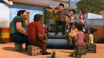 BJ Habibie Is A Voice Filler For The Animated Series Adit Sopo Jarwo In Today's Memory, April 1, 2016