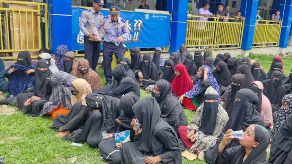 Polres Langsa Gagalkan Pelarian 93 Imigran Etnis Rohingya