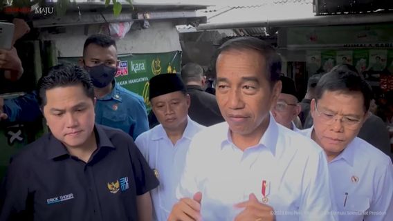 Check Pasar Tugu Pal Depok, Jokowi Finds Rising Rice Prices